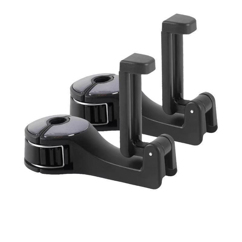 2pcs Car hook Creative mobile phone holder, hidden in-car vehicle hook for hanging bags, adjustable.