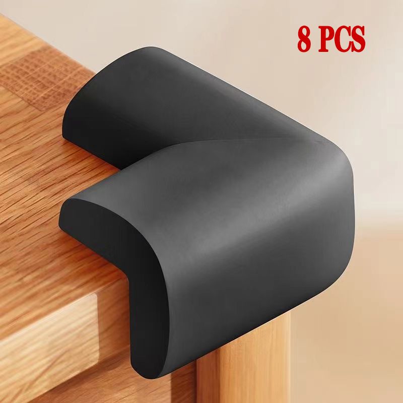 8pcs Baby Proofing Corner Guards - Anti-Collision Soft Padding Edge Protectors for Table, Cabinet, Bed Corners - Universal Safety Bumper Guards for Infant Home Childproofing