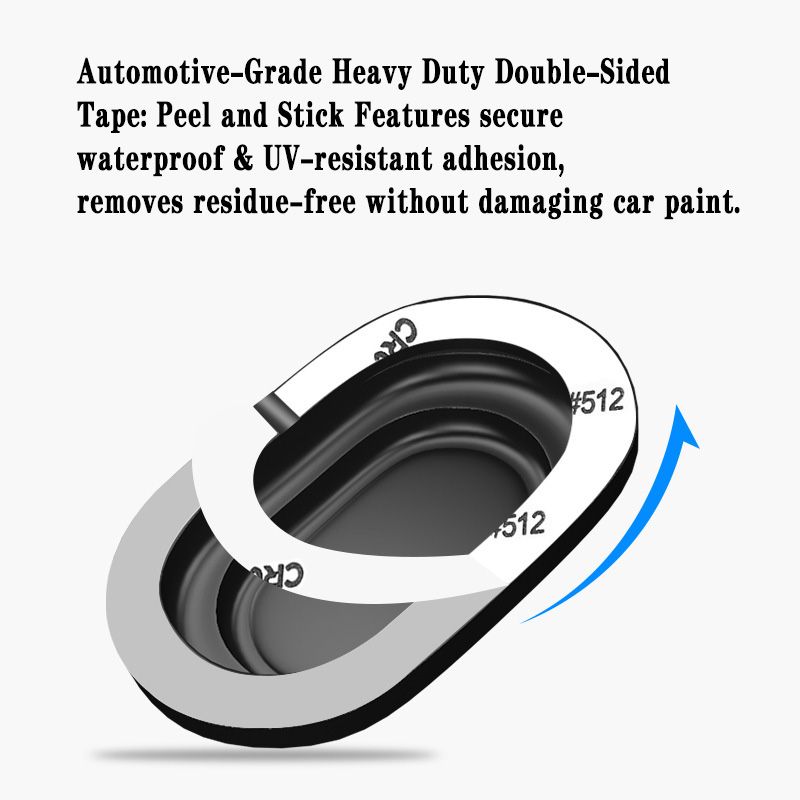 10PCS Automotive Silicone Shock-Absorbing Buffer Pads - Car Door Anti-Vibration Noise Reduction Strips, Impact-Resistant Adhesive for Quiet Closing