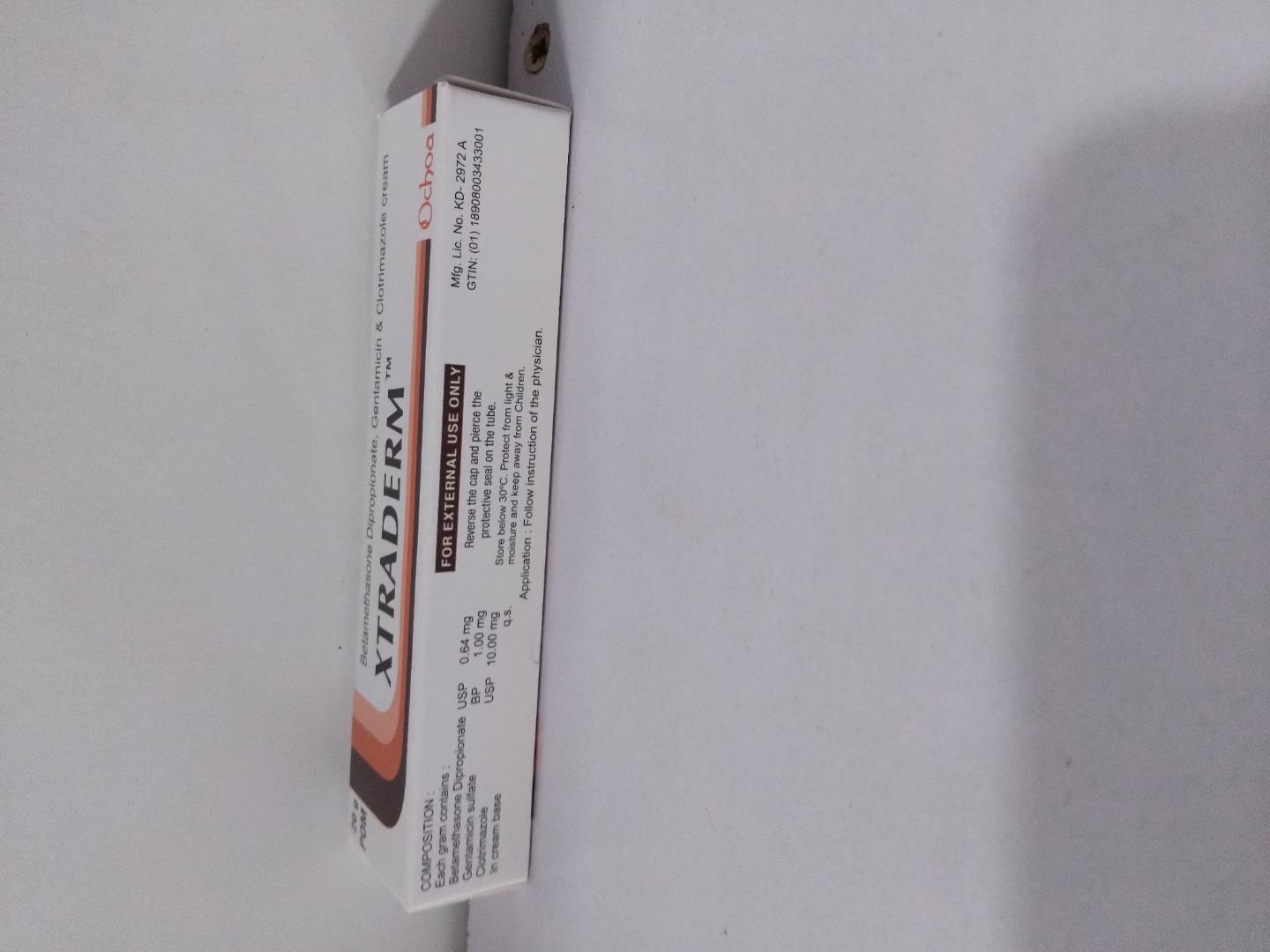 XTRADERM CREAM -A  perfect combination for contact irritant dermatitis,pimples caused by allergic reactions, dandruff and acnes...try this and return your glow back😉