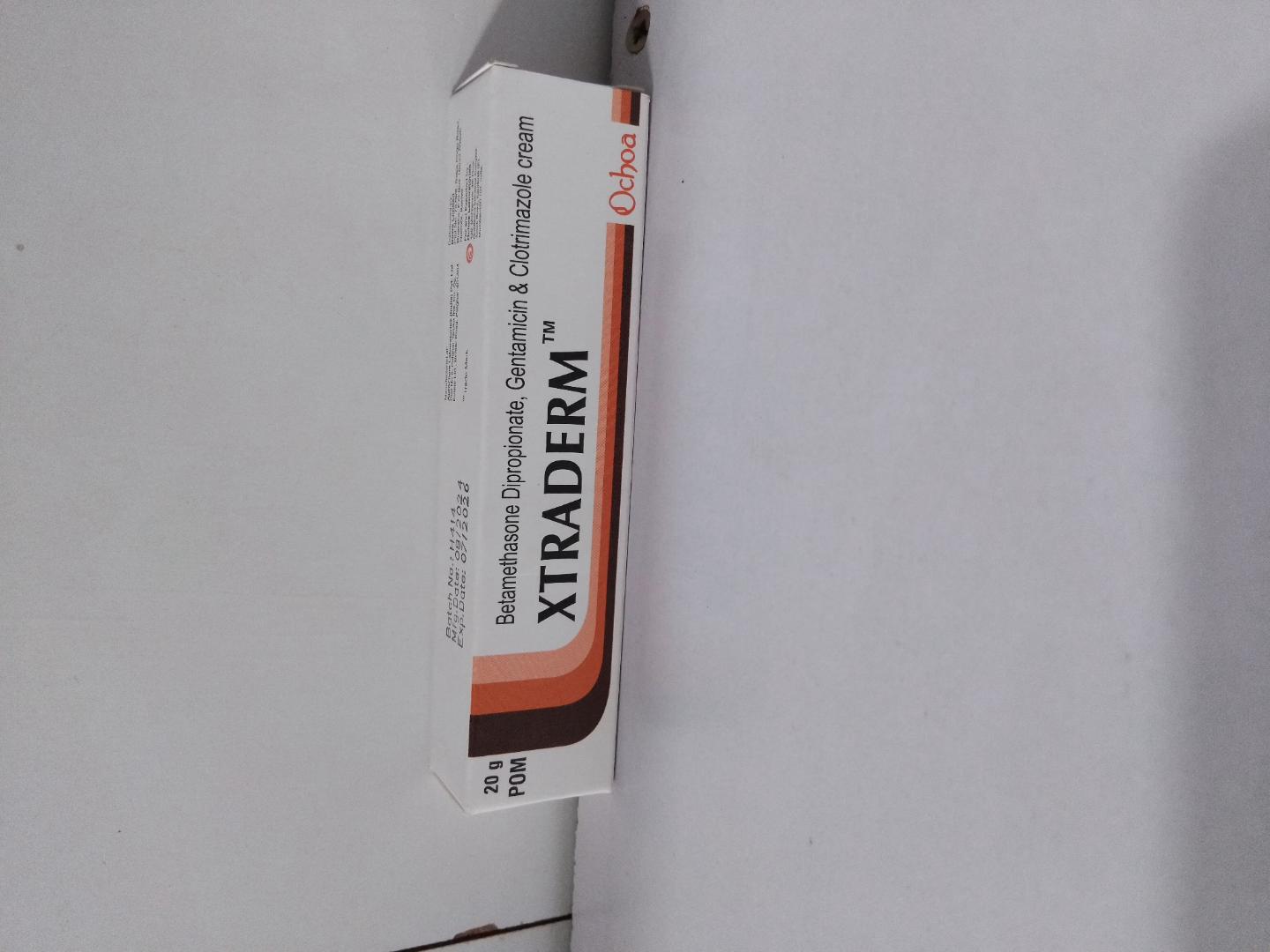 XTRADERM CREAM -A  perfect combination for contact irritant dermatitis,pimples caused by allergic reactions, dandruff and acnes...try this and return your glow back😉