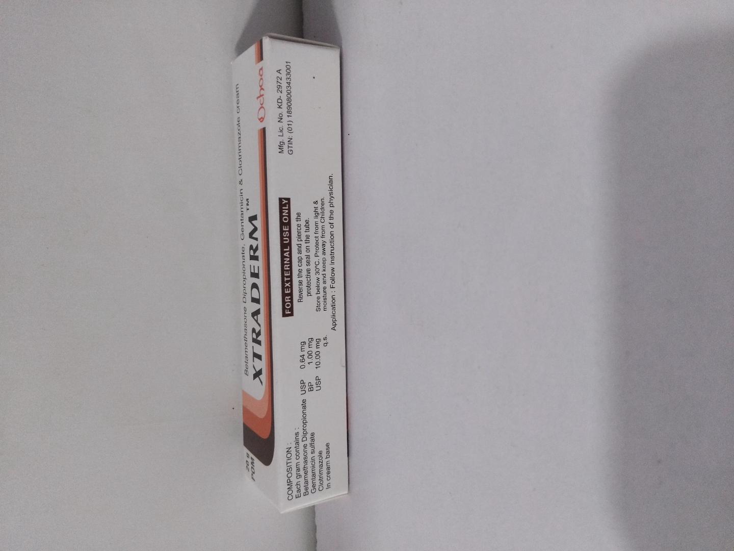 XTRADERM CREAM -A  perfect combination for contact irritant dermatitis,pimples caused by allergic reactions, dandruff and acnes...try this and return your glow back😉