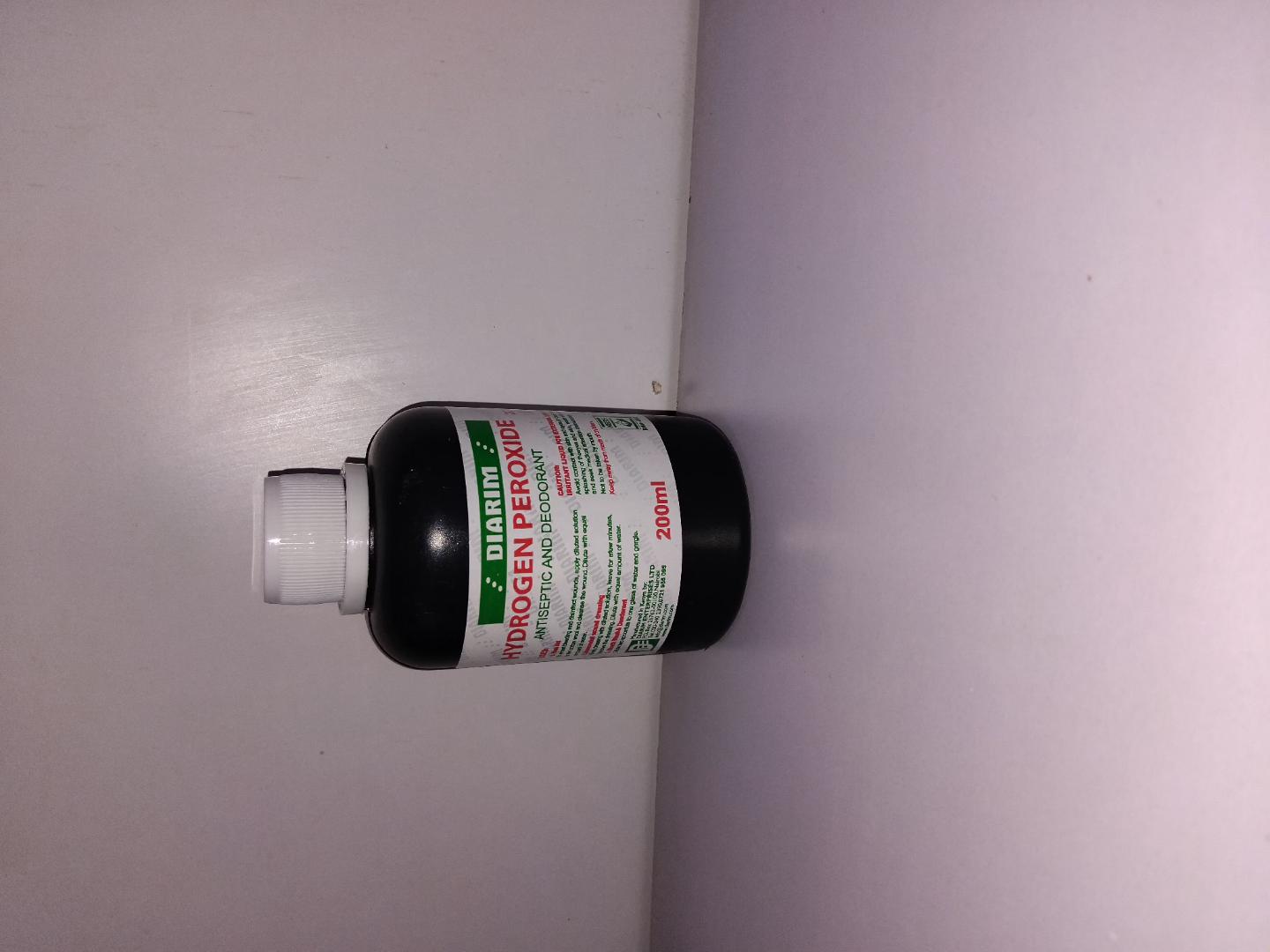 DIARIM HYDROGEN PEROXIDE- A perfect solution for wound dressing,arresting bleeding  and also can be used as mouthwash/ deodorant! try it today