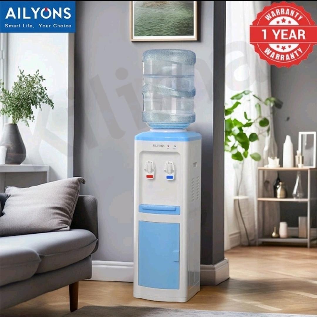 AILYONS AFK-111 Household Appliance Hot and normal standing Water Dispenser with Storage Cabinet 2 Faucets Kitchen Appliance
