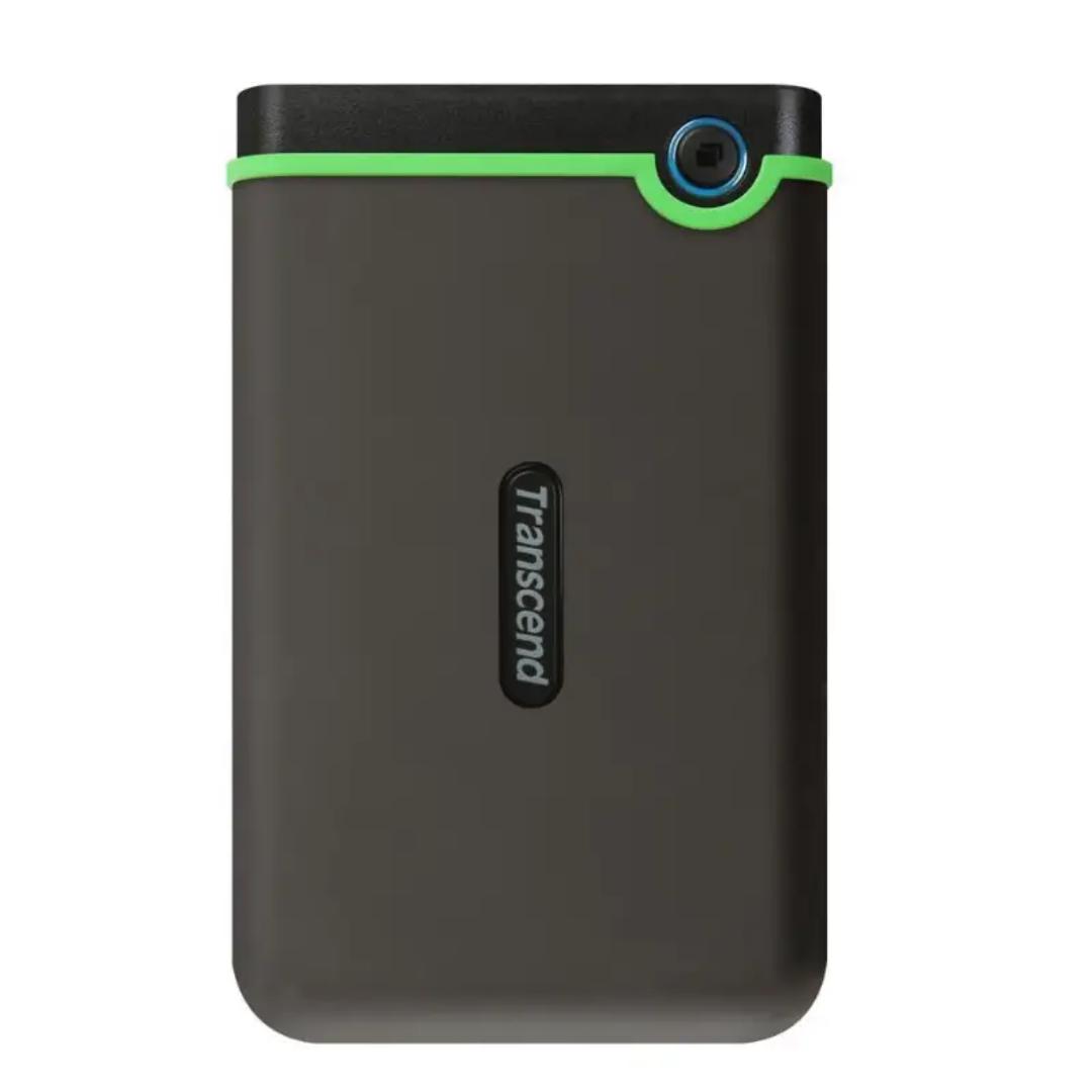 Transcend 1TB External Hard Drive - shock-resistant qualities with the USB 3.1 Gen 1 interface, allowing for ultra-fast file transfers