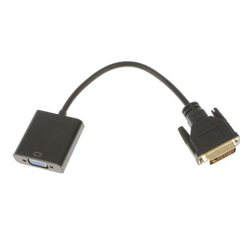 HDMI to VGA Adapter (Male to Female) Compatible for Computer, Desktop, Laptop, PC, Monitor, Projector, HDTV, Chromebook, Raspberry Pi, Roku, Xbox and More - Black