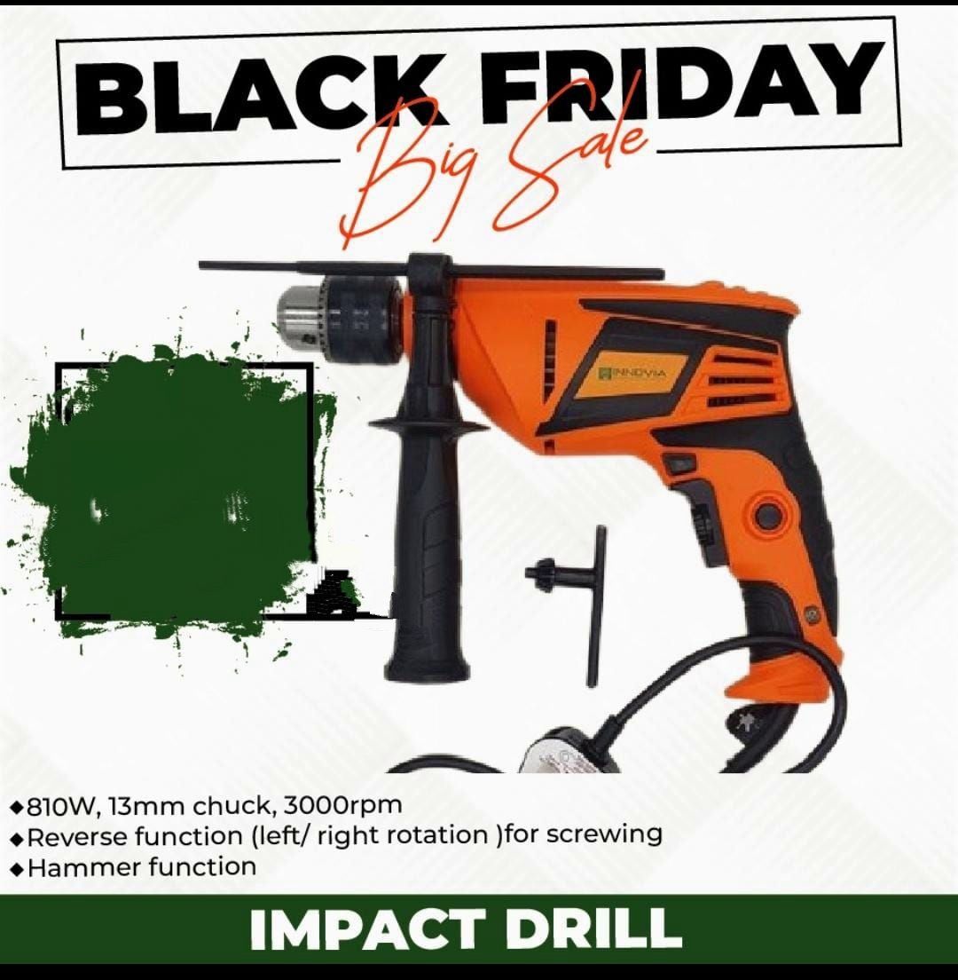 Powerful Innovia Impact drill  810W 13mm