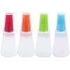 SILICONE OIL BOTTLE WITH ATTACHED SILICONE BRUSH SILICONE OIL BOTTLE BRUSH， BBQ/PASTRY BASTING BRUSHES,SILICONE COOKING GRILL BARBECUE BAKING PASTRY OIL/HONEY/SAUCE BOTTLE BRUSH
