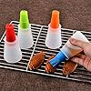 SILICONE OIL BOTTLE WITH ATTACHED SILICONE BRUSH SILICONE OIL BOTTLE BRUSH， BBQ/PASTRY BASTING BRUSHES,SILICONE COOKING GRILL BARBECUE BAKING PASTRY OIL/HONEY/SAUCE BOTTLE BRUSH