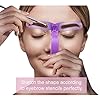 8 DIFFERENT SHAPES EYEBROW SHAPER EYEBROW STENCILS, EYEBROW TEMPLATE, EYEBROW SHAPING KIT,8 STYLES REUSABLE EYEBROW STENCIL WITH HANDLE AND STRAP, WASHABLE REUSABLE EYEBROW POSITIONING TOOL