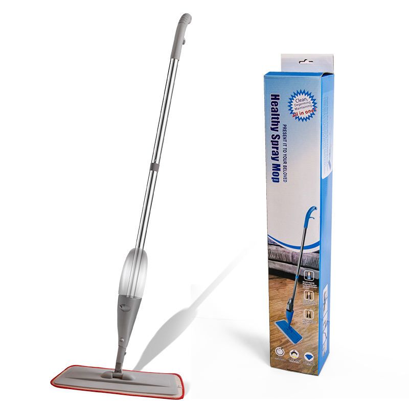 HEALTHY SPRAY MOP SPRAY MOP FOR FLOORS CLEANING: WET DRY HARDWOOD FLOOR MOPS WITH 4 WASHABLE REUSABLE PADS FOR SWIFFER POWERMOP - FLAT MOP WITH SPRAYER FOR TILE WOOD LAMINATE VINYL