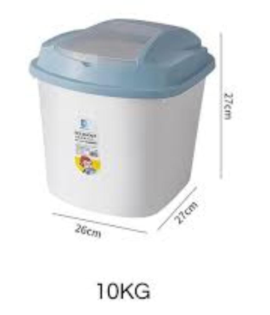 RICE BUCKETS RICE STORAGE CONTAINER 5KGS, 10KGS AIRTIGHT FLOUR STORAGE CONTAINERS BIN WITH MEASURING CUP & SCOOP, BPA FREE PLASTIC RICE DISPENSER FOR FLOUR, RICE, GRAIN HOLDER