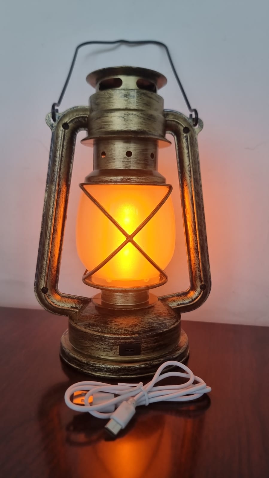 LANTERN LED BATTERY VINTAGE  DESIGN 35CM LED LANTERN POWERED CAMPING LAMP OUTDOOR HANGING LANTERN FLICKERING FLAME 7 STILL FLAME RECHARGEABLE RETRO LANTERNS