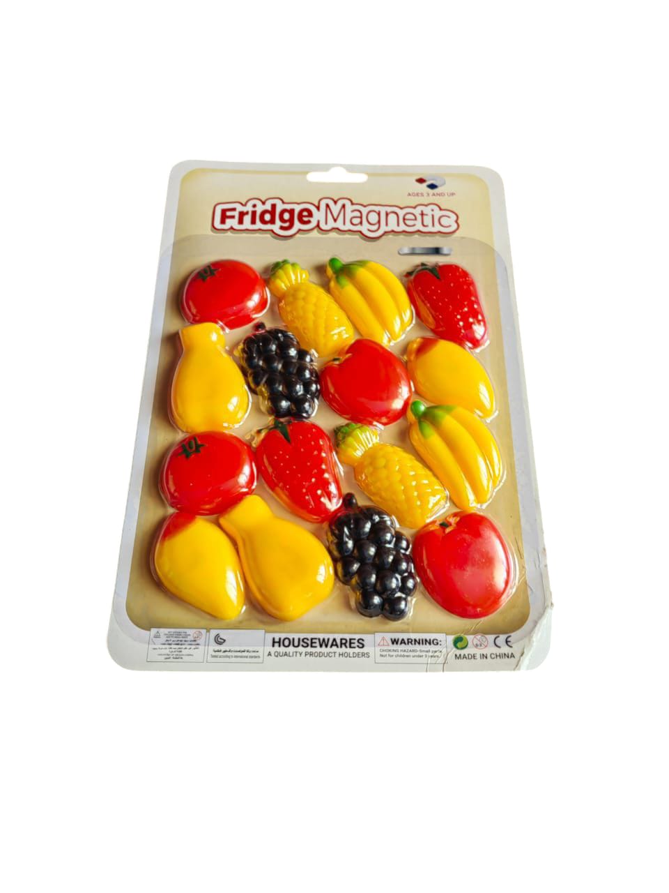 FRUIT FRIDGE MAGNETS VEGETABLE REFRIGERATOR MAGNETS FRUIT WHITEBOARD MAGNETIC STICKERS FOR HOME DECORATION 8/16 PIECES (FRUIT AND VEGETABLE)