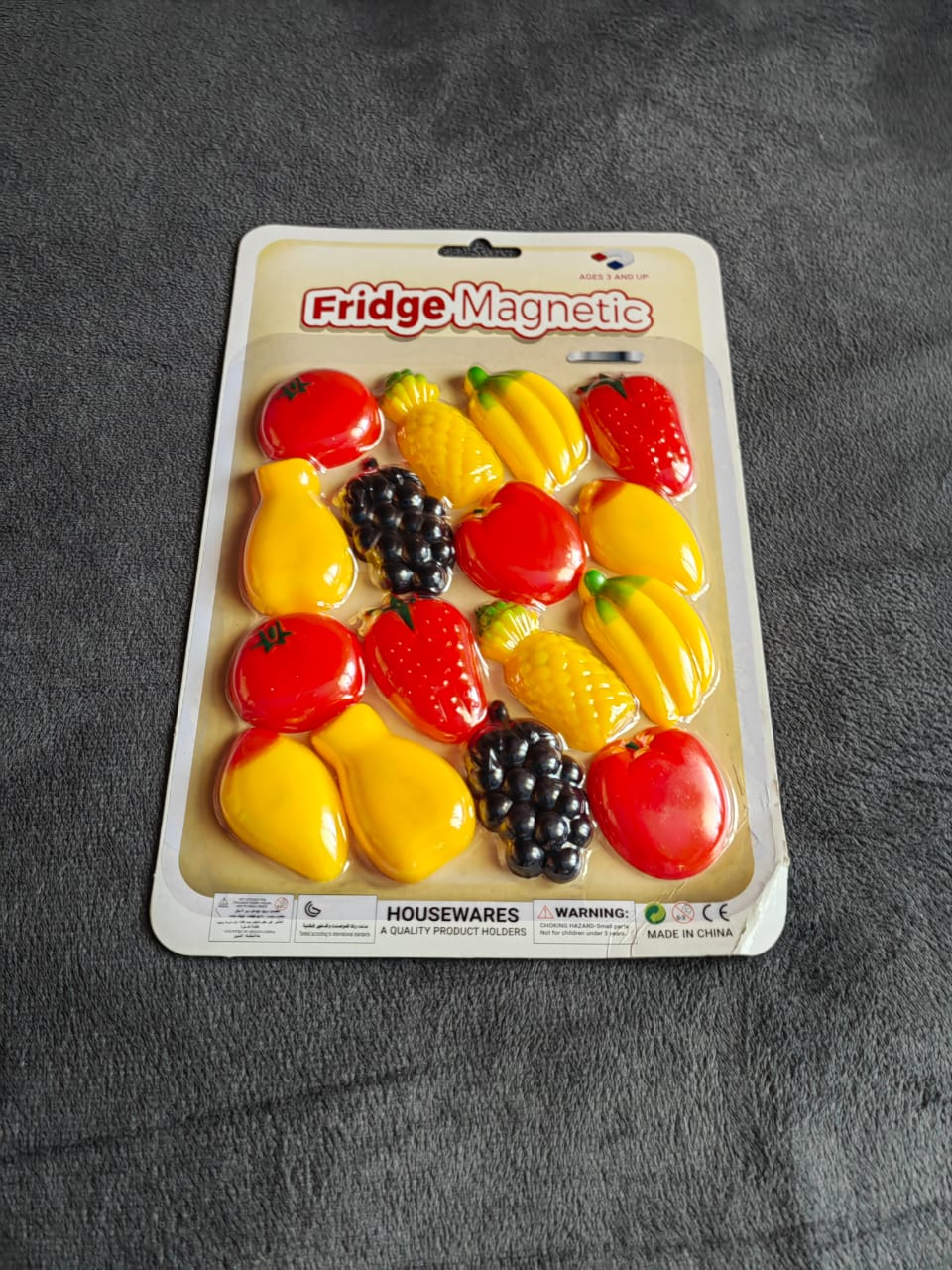FRUIT FRIDGE MAGNETS VEGETABLE REFRIGERATOR MAGNETS FRUIT WHITEBOARD MAGNETIC STICKERS FOR HOME DECORATION 8/16 PIECES (FRUIT AND VEGETABLE)