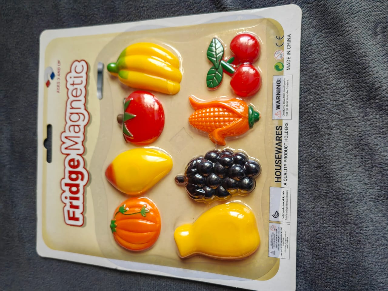 FRUIT FRIDGE MAGNETS VEGETABLE REFRIGERATOR MAGNETS FRUIT WHITEBOARD MAGNETIC STICKERS FOR HOME DECORATION 8/16 PIECES (FRUIT AND VEGETABLE)
