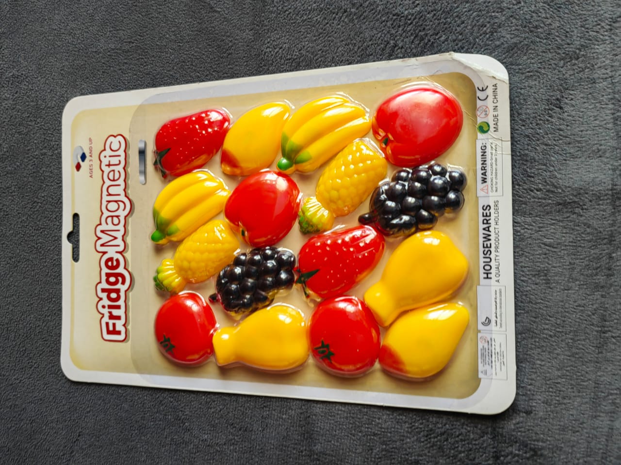 FRUIT FRIDGE MAGNETS VEGETABLE REFRIGERATOR MAGNETS FRUIT WHITEBOARD MAGNETIC STICKERS FOR HOME DECORATION 8/16 PIECES (FRUIT AND VEGETABLE)