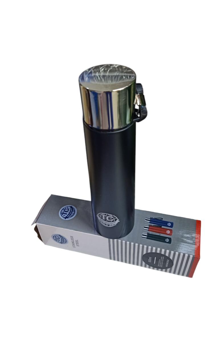 600ML TC STAINLESS STEEL VACCUM FLASK BOTTLE CAN BE USED FOR TEA MILK WATER MAKING IT SIMPLE FOR YOUR TRAVEL GREAT ADDITION TO YOUR KITCHEN