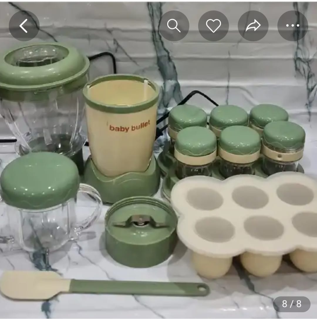 200W BABY BULLET FOOD MAKING SYSTEM STEAM + BLEND BULLET BABY COMPLETE FOOD-MAKING SYSTEM, BABY FOOD MILLS, BABY BLENDER & STEAMER AND PUREE MAKER WITH AUTO