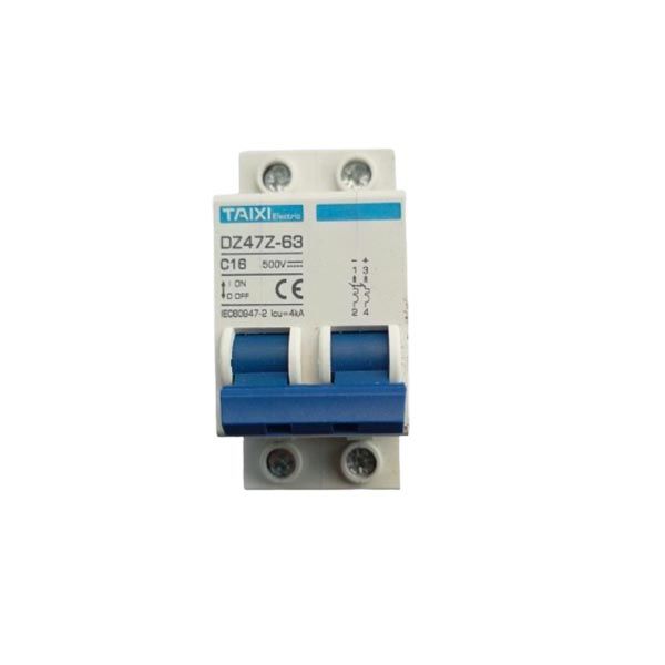 16A DC Mini Circuit Breaker 2P 500V Taixi