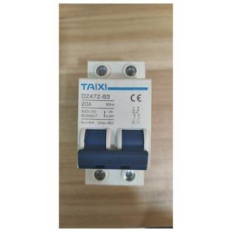 20A DC Mini Circuit Breaker 2P 500V Taixi