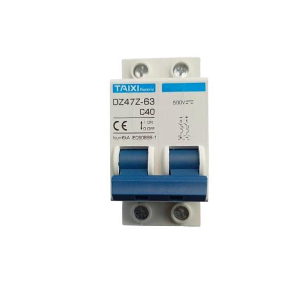 40A DC Mini Circuit Breaker 2P 500V Taixi