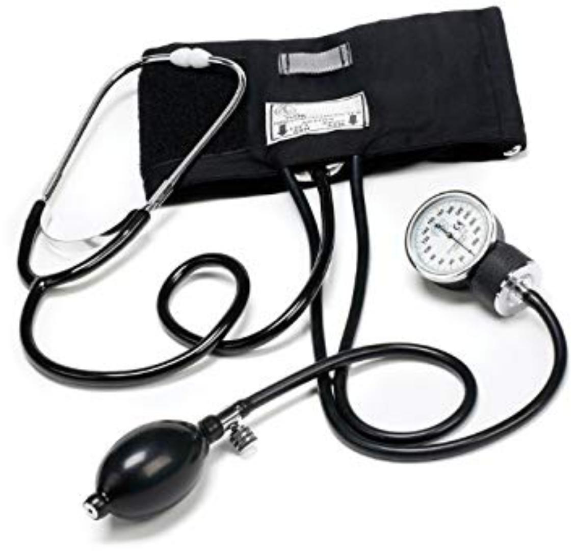 ANEROID BLOOD PRESSURE MACHINE AND ONE STETHOSCOPE/ Student aneroid blood pressure machine with one piece stethoscope/ SYPHGNOMANOMETER Machine