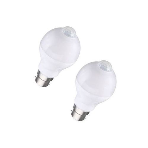 2 Pieces Auto PIR Motion Light Sensor LED Light Lamp Globe Bulb