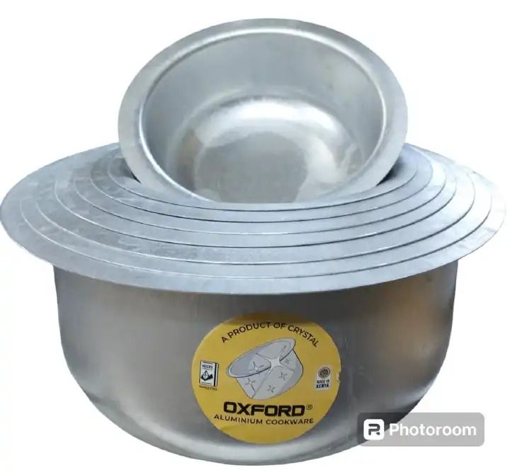 4pcs from size 12 to16 BLACK OXFORD LIGHT ALUMINUM COOKING POTS Set Stainless steel Sufurias