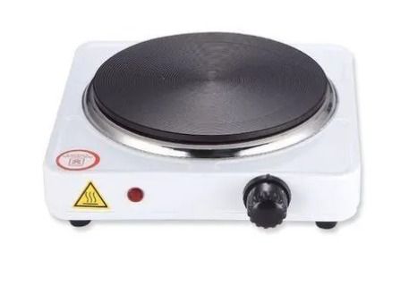 Rashnik Single Spiral Coil Compact Solid Hotplate This Single Burner is Small and Compact Perfect for Travel. Can Be Used for Cooking Outdoors