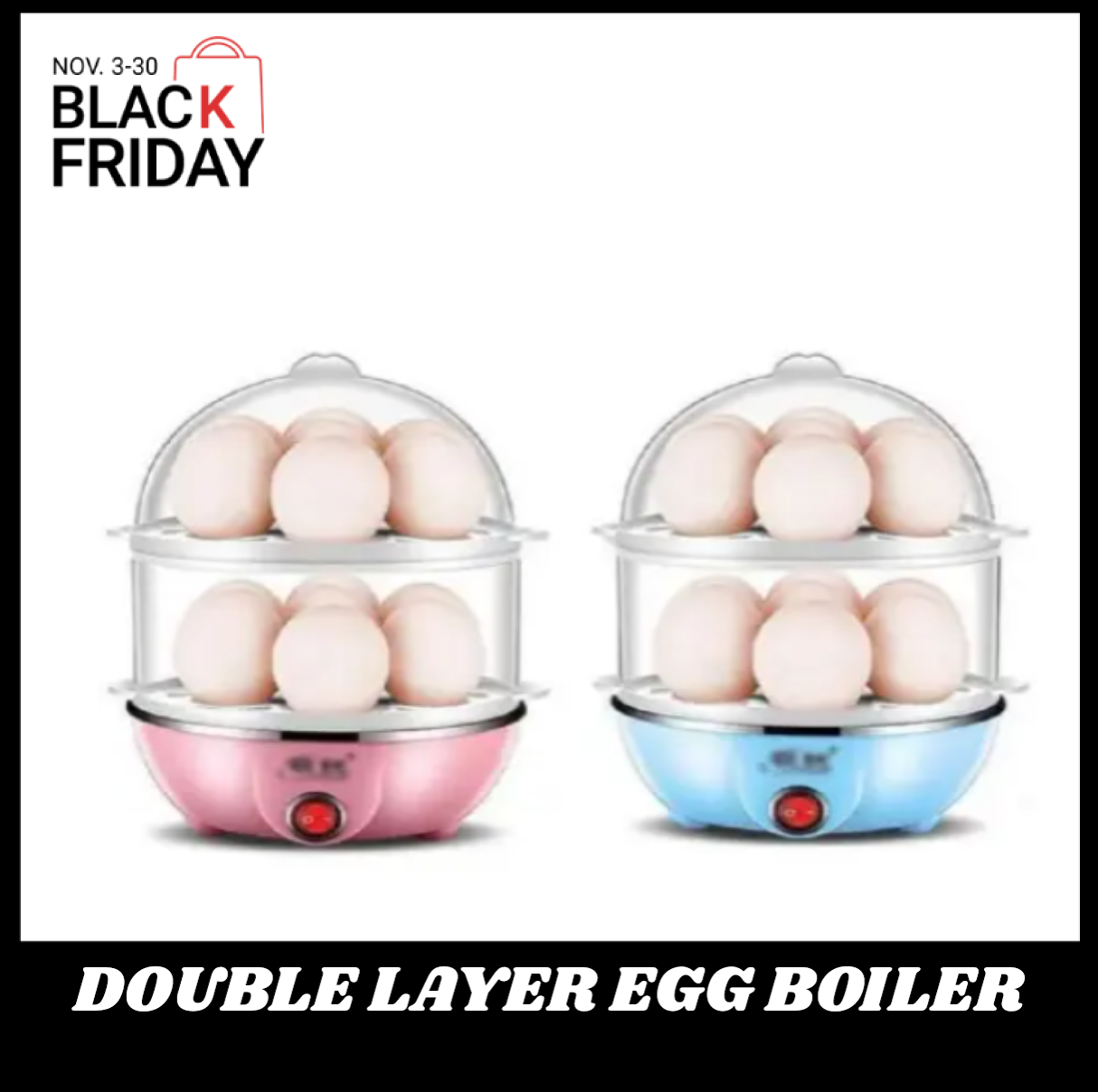 Egg poacher, egg boiler 14 egg boiler egg poacher, single or double egg boiler