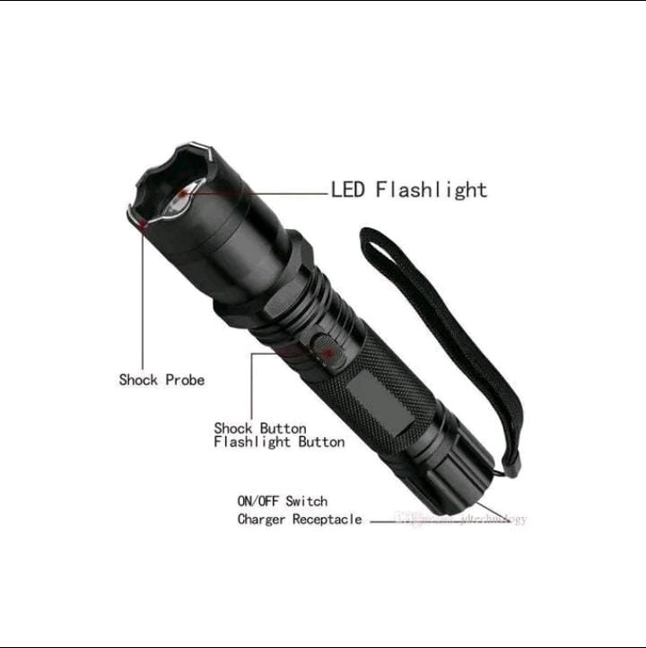 3-in-1 Rechargeable Self-Defense Electric Shock Laser Pointer Torch3-in-1 Rechargeable Self-Defense Electric Shock Laser Pointer Torch