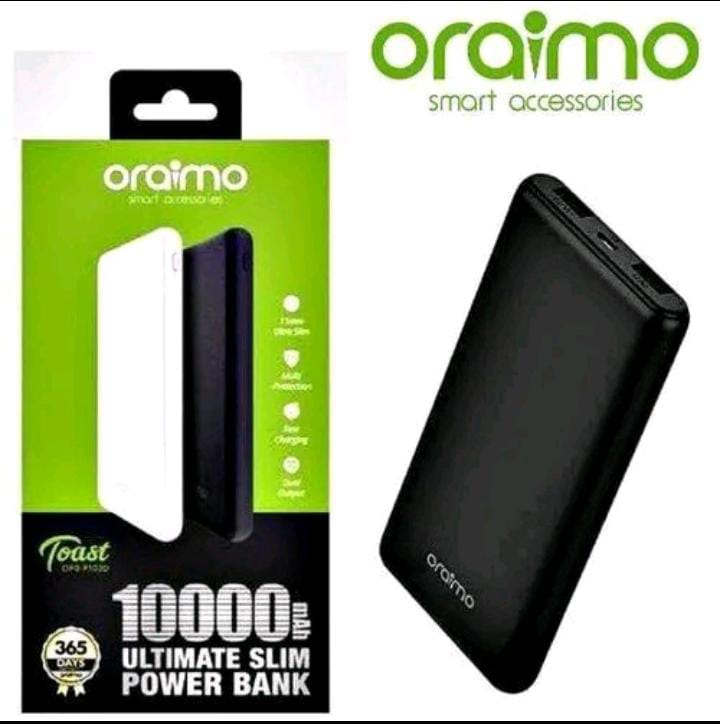 DEALS!!!!Oraimo Traveller Power Bank 27000mAh 20000mAh 10000mAh 12W Smart Fast Charging Slim Portable Power Bank type C in/out Charging universal Compatibility Powerbank with overcharge protection