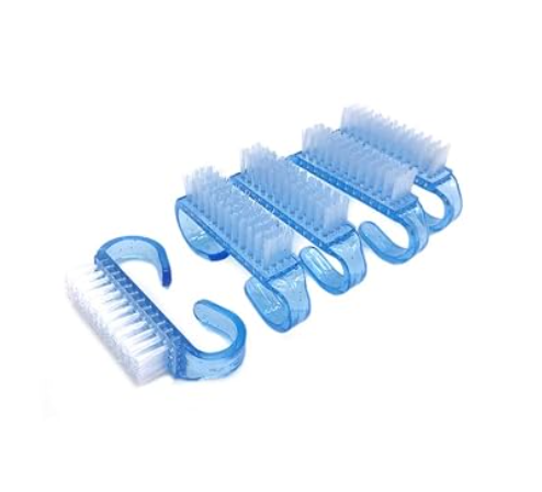 1Pcs Acrylic Nail Brush Nail Art Manicure Pedicure Soft Remove Dust Plastic Cleaning Nail Brushes File Tools Set