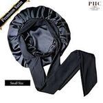 Fashion Satin Bonnet Silk Smooth Sleeping Cap for Women With Adjustable Tie Band
