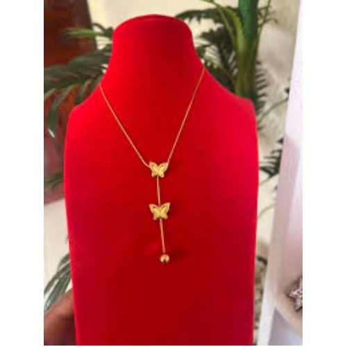 Fashion Golden Butterfly Necklace Pendant For Women&Girls