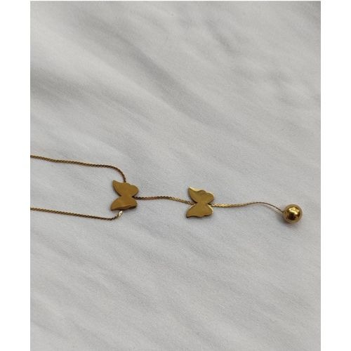 Fashion Golden Butterfly Necklace Pendant For Women&Girls