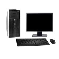 Refurbished HP COMPAQ INTEL CORE I5-8GB RAM, 500GB HDD-3.0GHz Desktop computer + 17" Monitor-Black,windows 10 office 2016 pre installed