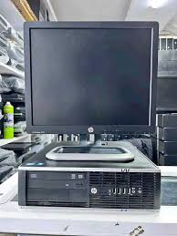 Refurbished HP COMPAQ INTEL CORE I5-8GB RAM, 500GB HDD-3.0GHz Desktop computer + 17" Monitor-Black,windows 10 office 2016 pre installed