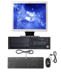 HP refurbished FULL SET  Desktop Intel Core 2 Duo, 2GB RAM, 250GB HDD Storage, 3.0GHz, 17Inche Wide Display Monitor, Windows 10 activated – Complete Office  Setup - 6 Months Warranty, Office Installed