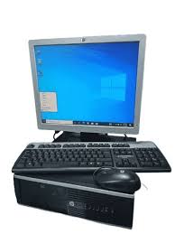 HP refurbished FULL SET  Desktop Intel Core 2 Duo, 2GB RAM, 250GB HDD Storage, 3.0GHz, 17Inche Wide Display Monitor, Windows 10 activated – Complete Office  Setup - 6 Months Warranty, Office Installed