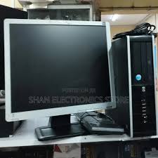 HP refurbished FULL SET  Desktop Intel Core 2 Duo, 2GB RAM, 250GB HDD Storage, 3.0GHz, 17Inche Wide Display Monitor, Windows 10 activated – Complete Office  Setup - 6 Months Warranty, Office Installed