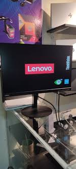 Lenovo Refurbished Monitor Edge To Edge 24 Inches Full HD 1920x1080. High Resolution 24 Inches IPS. Frameless Display Technology PLUS Free HDMI Cable And Power cord