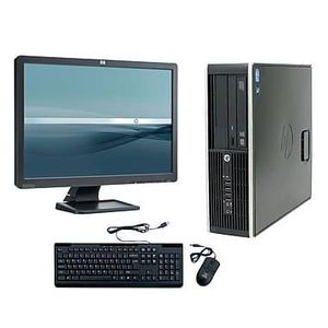 Refurbished HP COMPAQ INTEL CORE I5-8GB RAM, 500GB HDD-3.0GHz Desktop computer + 17" Monitor-Black,windows 10 office 2016 pre installed