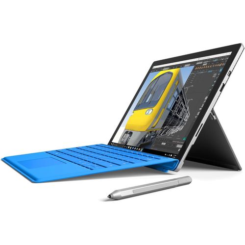 Refurbished HP Microsoft Surface Pro 4 1724 Intel Core i5 6th Generation 4GB RAM 128GB SSD 13.3 Inch PixelSense Touchscreen Display DETACHABLE BACKLIT KEYBOARD, 2 IN 1[TABLET, LAPTOP]