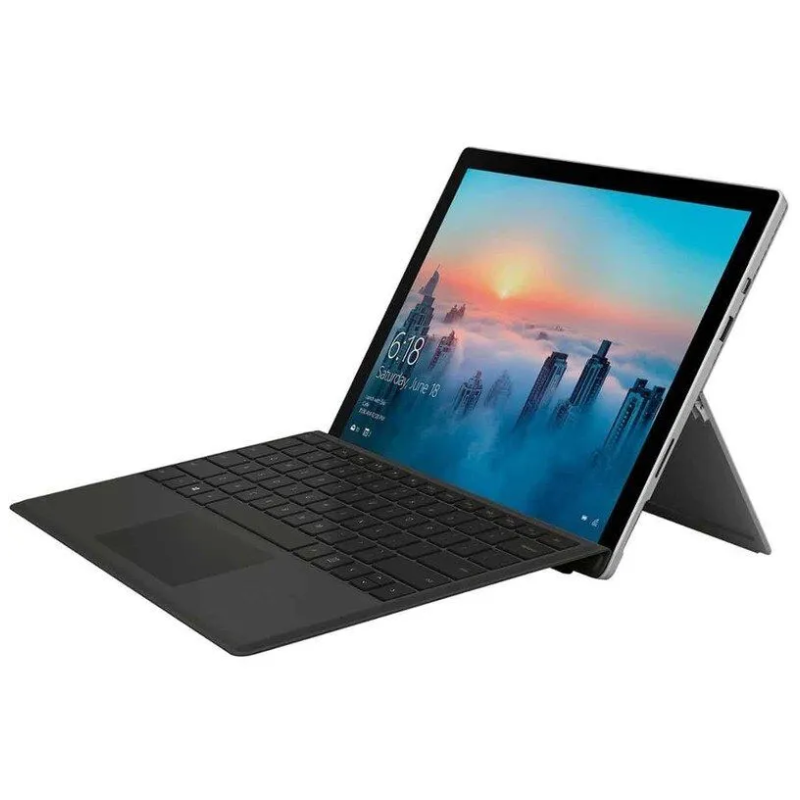Refurbished HP Microsoft Surface Pro 4 1724 Intel Core i5 6th Generation 4GB RAM 128GB SSD 13.3 Inch PixelSense Touchscreen Display DETACHABLE BACKLIT KEYBOARD, 2 IN 1[TABLET, LAPTOP]