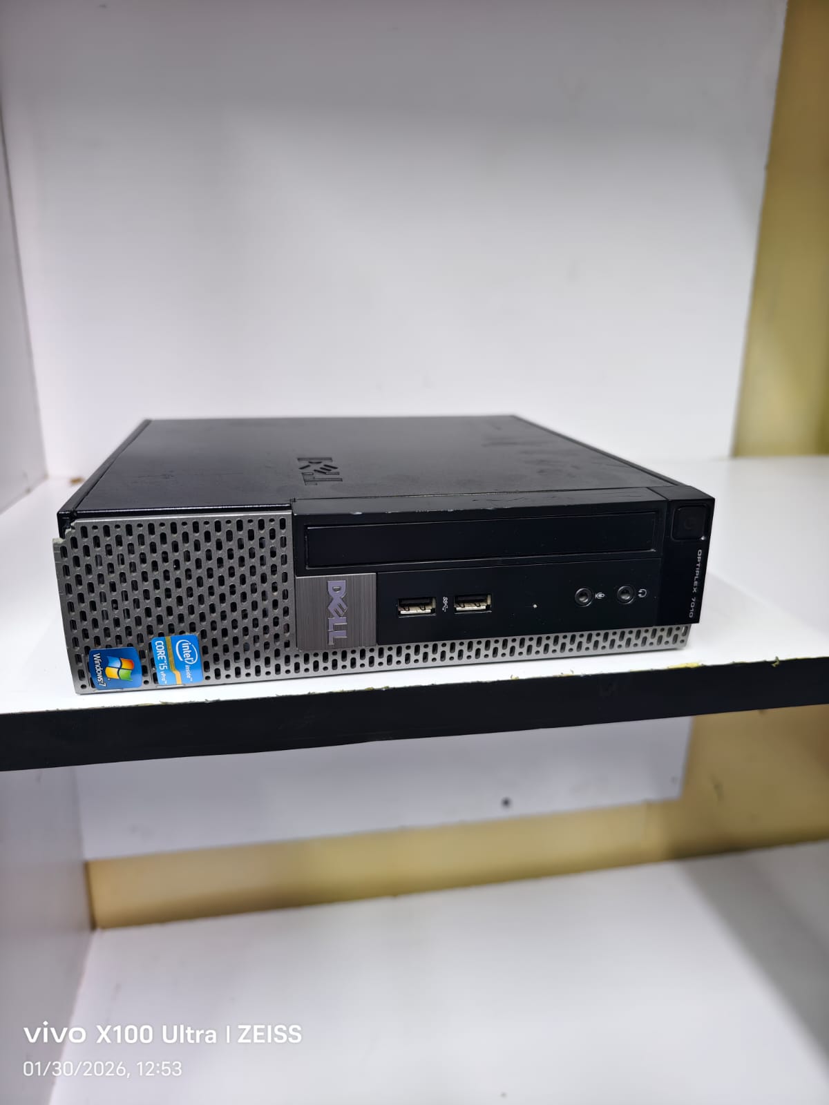 ( FULL SET with 17.5'' monitor ) Refurbished Dell OptiPlex 790/7010/3010 SFF Desktop Computer PC Intel Quad-Core i3 - 2400 3.4GHz, 4GB DDR3 500GB HDD HDMI DVD Windows 10 Pro 64-bit