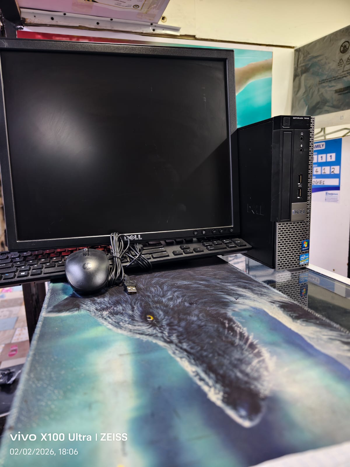 ( FULL SET with 17.5'' monitor ) Refurbished Dell OptiPlex 790/7010/3010 SFF Desktop Computer PC Intel Quad-Core i3 - 2400 3.4GHz, 4GB DDR3 500GB HDD HDMI DVD Windows 10 Pro 64-bit