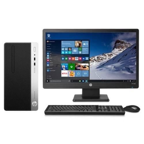 HP Refurbished ProDesk 600 G4 Core I5 8GB 500GB SSD 9TH Gen Business SFF Desktop CPU + 20 Inch Monitor (6 Months WRTY)