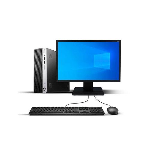 HP Refurbished ProDesk 600 G4 Core I5 8GB 500GB SSD 9TH Gen Business SFF Desktop CPU + 20 Inch Monitor (6 Months WRTY)